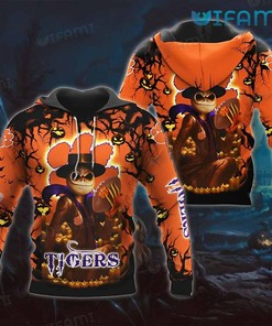 Clemson Tigers 3D Hoodie Jack Skellington Clemson Gift