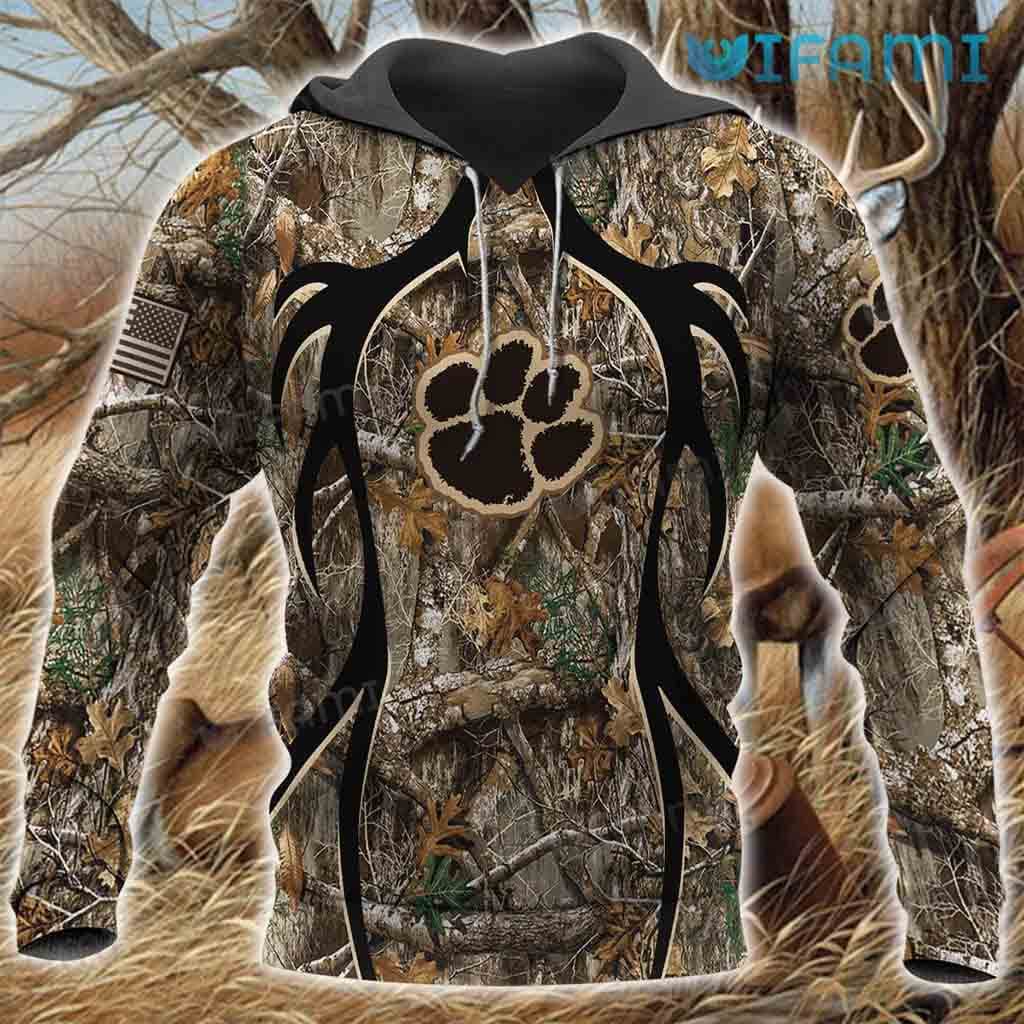 Clemson Tigers Hoodie 3D Dry Forest Clemson Gift