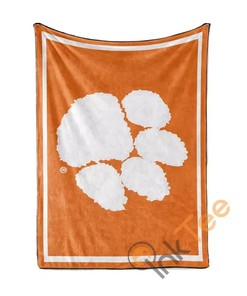 Clemson Tigers Sherpa Fleece Blanket Gifts for Fans