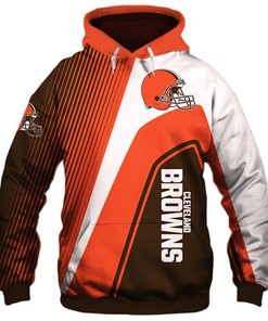 Cleveland Browns 3D Zip Hoodie Zip Hoodie Pullover Nfl
