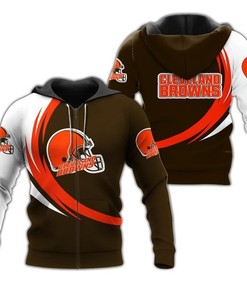 Cleveland Browns Hoodie Curve Graphic Gifts for Fans
