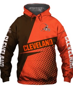 Cleveland Browns Hoodie Longsleve Zip Hoodie for Fan