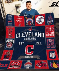 Cleveland Indians Collected Quilt Blanket