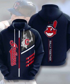 Cleveland Indians Custom All Over Print Hoodie 3D