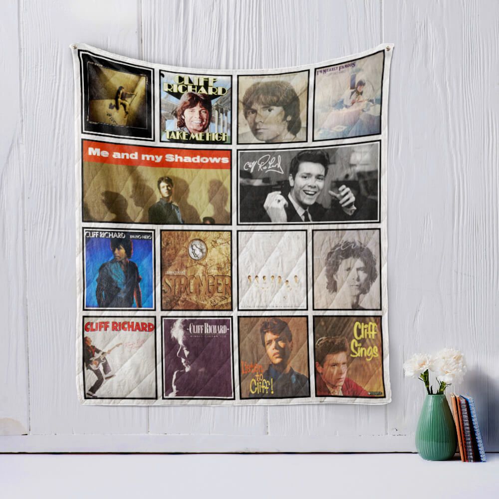 Cliff Richard Quilt Blanket Bedding Set for Home Décor