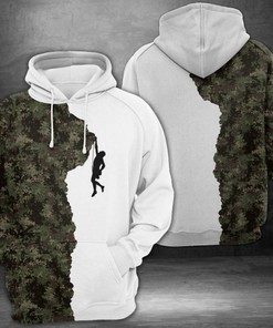 Climb 3D Hoodie Zipper Hoodie