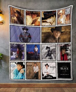 Clint Black Album Quilt Blanket Bedding Set for Home Décor