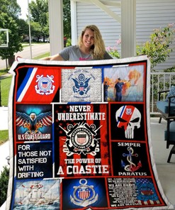 Coast Guard Quilt Blanket Bedding Set for Home Décor
