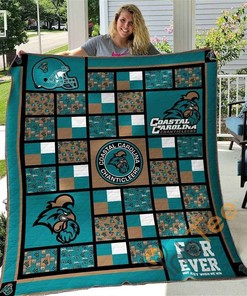 Coastal Carolina Chanticleers V1 Quilt Blanket Bedding Set