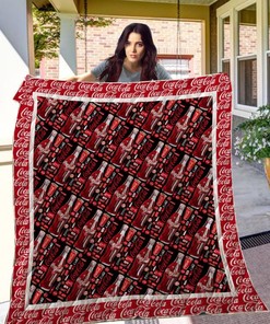 Coca Cola Quilt Blanket Bedding Set for Home Décor