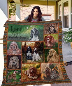Cocker Spaniel 10 Quilt Blanket Bedding Set