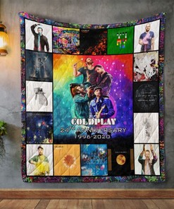Coldplay Love4th Anni sary Quilt Blanket Bedding Set