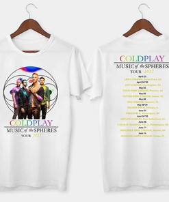 Coldplay Music Of The Spheres American Tour Dates T-Shirt