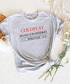 Coldplay Music Of The Spheres Tour Bleached T-Shirt