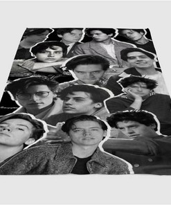 Cole Sprouse Jughead Sherpa Fleece Blanket Gifts for Family, for Couple