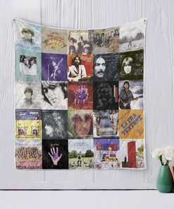 Collage George Harrison Style Collection Quilt Blanket Bedding Set