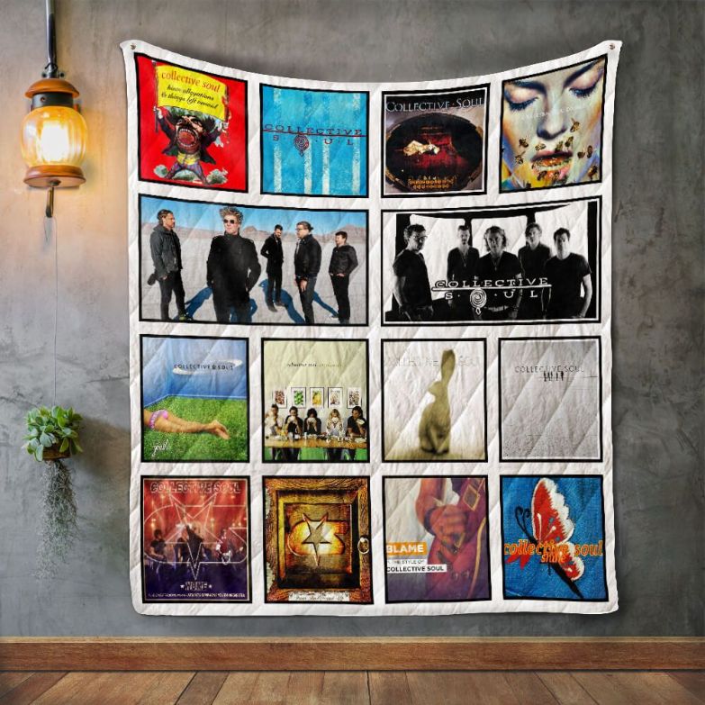 Collective Soul Style Two Album Quilt Blanket Bedding Set
