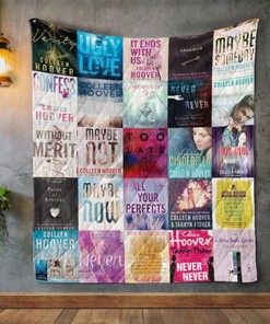 Colleen Hoo Books Quilt Blanket Bedding Set for Home Décor
