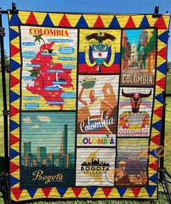 Colombia Quilt Blanket Bedding Set