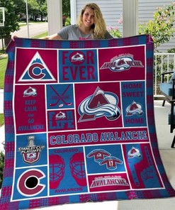 Colorado Avalanche Collection Quilt Blanket Bedding Set