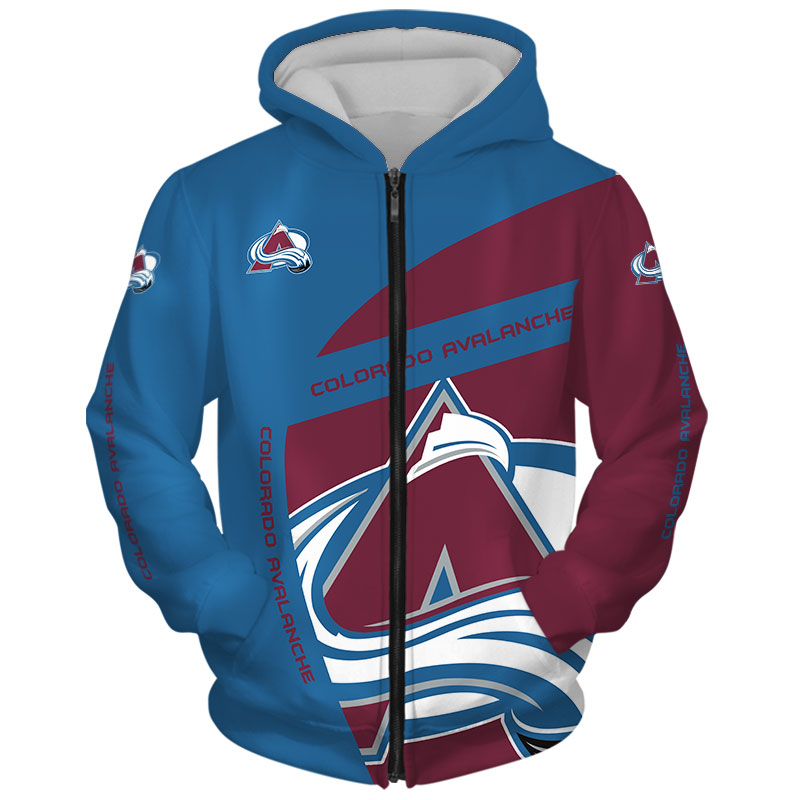 Colorado Avalanche Hoodie 3D Zip Hoodie Gift for Fans