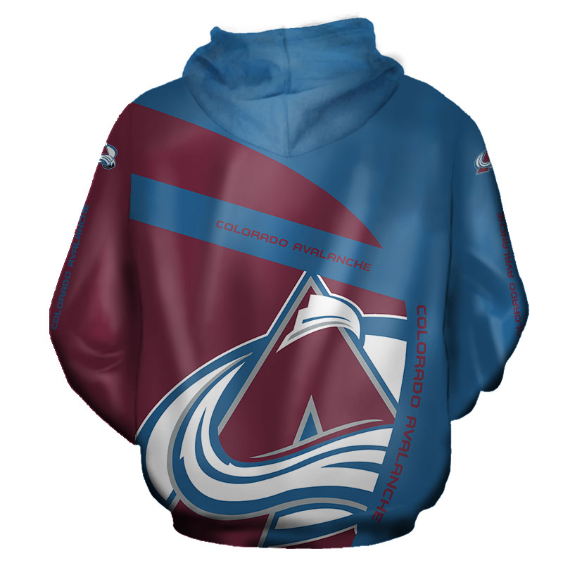 Colorado Avalanche Hoodie 3D Zip Hoodie Gift for Fans - Image 2