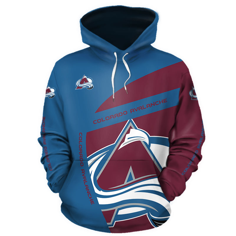 Colorado Avalanche Hoodie 3D Zip Hoodie Gift for Fans - Image 3