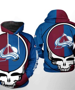 Colorado Avalanche NHL Grateful Dead 3D Hoodie
