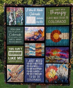 Colorado Quilt Blanket Bedding Set With Pilliwcase Option