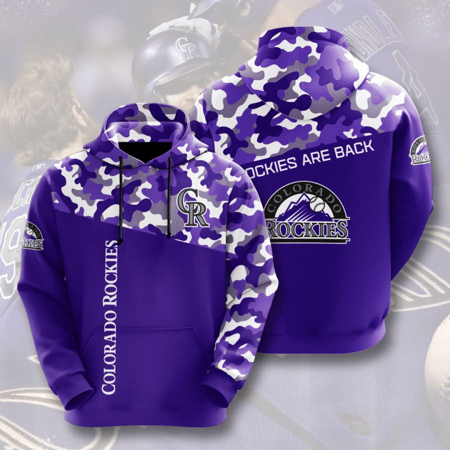 Colorado Rockies Custom Hoodie 3D