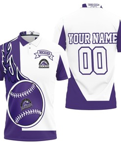 Colorado Rockies Personalized 3D All Over Print Polo Shirt