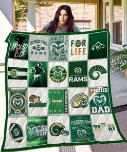 Colorado State Rams Quilt Blanket Bedding Set for Home Décor