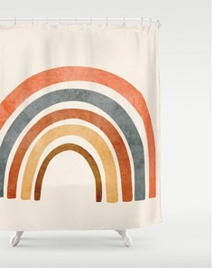 Colorful Rainbow Shower Curtain, Waterproof And Washable Shower Curtains For Bath Bath Decor