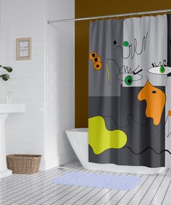 Colorful Unique Artistic Shower Curtain For Bathroom Decor
