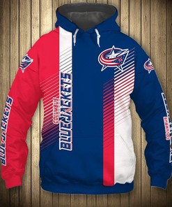 Columbus Blue Jackets Hoodie 3D Cute Design Pullover Nhl
