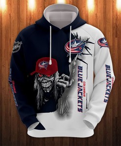 Columbus Blue Jackets Hoodie Ultra Death Graphic Gift for Halloween