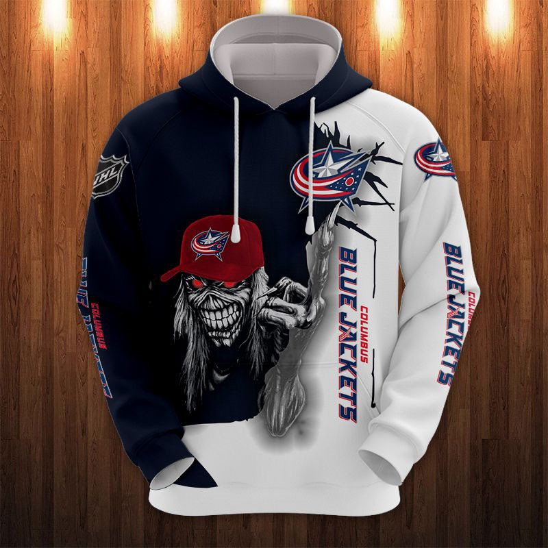 Columbus Blue Jackets Hoodie Ultra Death Graphic Gift for Halloween