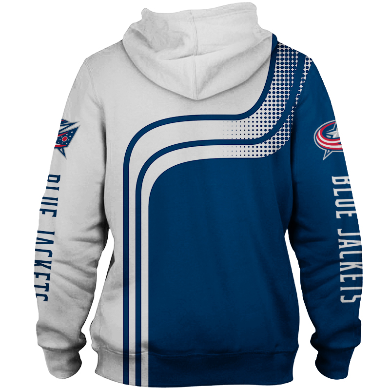 Columbus Blue Jackets Hoodie Zip Hoodie Pullover Gift for Fans - Image 3
