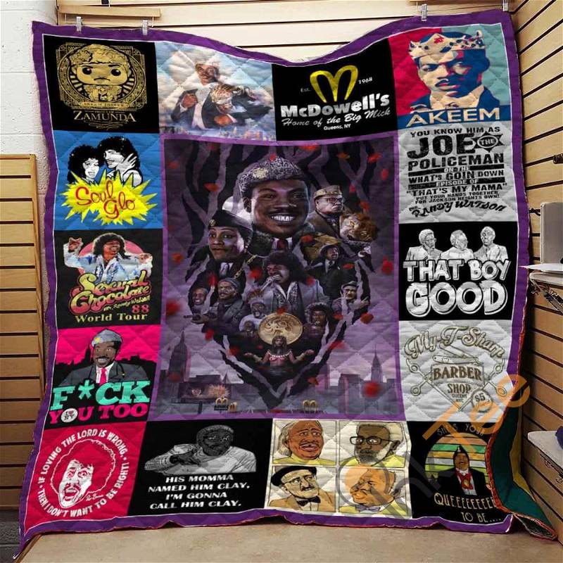 Coming To America Collage Quilt Blanket Bedding Set