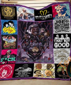 Coming To America Collage Quilt Blanket Bedding Set With Pillowcase Option