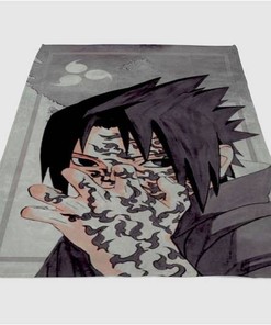 Como Dibujar A Sasuke Sherpa Fleece Blanket Gifts for Family, for Couple