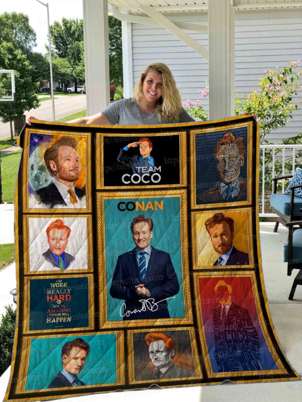 Conan O'Brien Collection Quilt Blanket Bedding Set