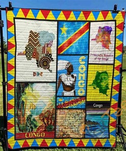 Congo Quilt Blanket And Bedding Set Option