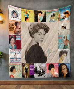 Connie Francis Style Three Album Quilt Blanket Bedding Set