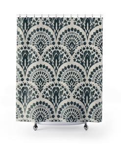 Contemporary Shower Curtain College Dorm Bathroom Decor