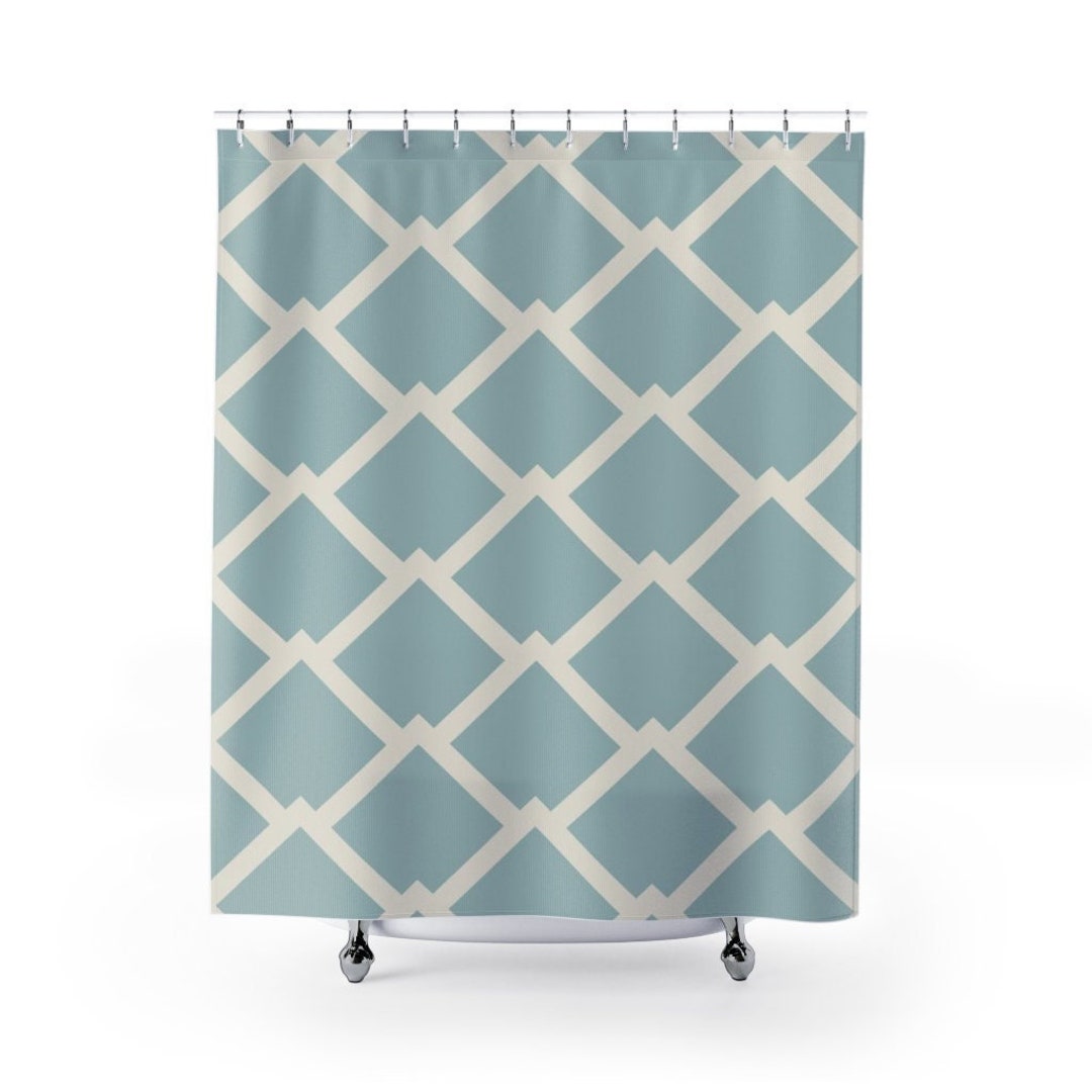 Contemporary Shower Curtain College Dorm Room Decor, Bathroom Decor