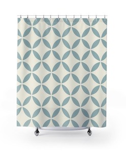 Contemporary Shower Curtain House Warming Gift, College Dorm Decor, Bathroom Decor