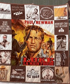 Cool Hand Luke Quilt Blanket Bedding Set For Fans