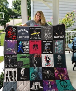 Cool John Wick Ver Collected Quilt Blanket Bedding Set