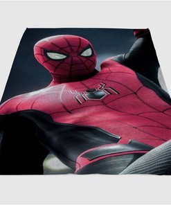 Cool Spider Man Sherpa Fleece Blanket Gifts for Family, for Couple
